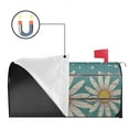 thumbnail image 2 of Blue Wooden Board DaisiesMailbox Covers Magnetic Letter Box Wrap Standard Size 21x18 Inch Mailbox Decor Post Letter Box Decoration for Outdoor Garden Yard, 2 of 5