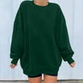 thumbnail image 2 of Kovlvoll Womens Crewneck Sweatshirts Long Sleeve Tops Loose Casual Oversized Sweatshirt Fall Athletic Pullover Top, 2 of 6