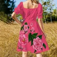 thumbnail image 4 of Camellia Flower Sleeveless Dress clothes Dress woman, 4 of 7