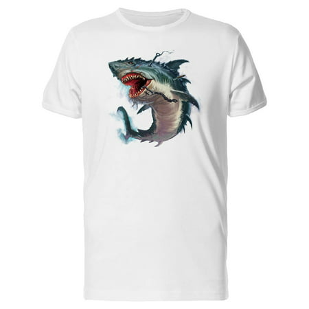 Shark Mouth Monster Painting Tee Men's -Image by Shutterstock