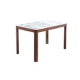 thumbnail image 3 of Comedor Chester Café 4 Sillas Rectangular Tubular y Cristal MOBILKRAFT Modelo Chester Café Estilo Contemporáneo, 3 of 5