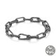 thumbnail image 1 of Pulsera de plata 925 con forma de corazón y cadena de serpiente para mujer nudo infinito mariposa 20 cm PTB045, 1 of 5