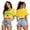 32Yellow80, variant on XAOFW Belgium Soccer Shirts For Women Short Sleeve Crewneck Plus Size Crop Top Belgium Flag Printed T Shirts Casual Summer Workout Shirts Women XS