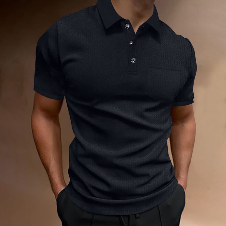 Dagegui Mens Slim Fit Waffle T-Shirts Navy Short Sleeve Lightweight Summer Collared T Shirt Dress Work Business Tee Tops S - Walmart.com Dagegui Mens Slim Fit Waffle T-Shirts Navy Short Sleeve Lightweight Summer Collared T Shirt Dress Work Business Tee Tops S - Walmart.com