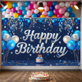 thumbnail image 4 of Colorful Theme Banner Balloon Decoration Cheerful Background for Birthday Party Indoor Decoration Photo Shoot, 4 of 9