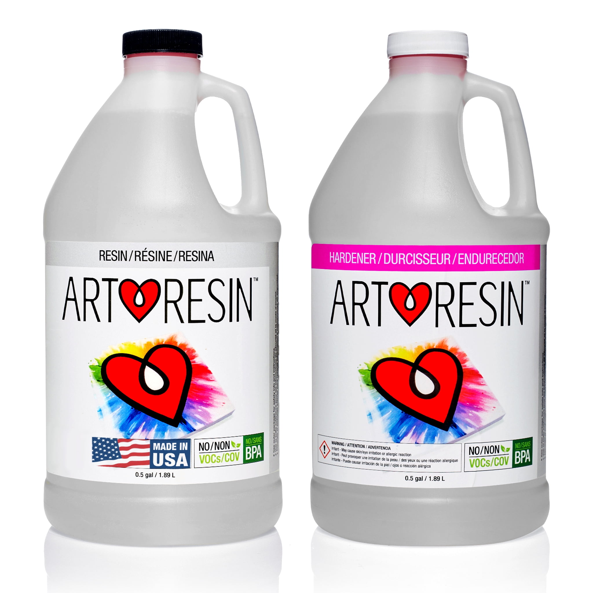 【新品•未開封】アートレジン ARTRESIN社 946mL ArtResin Epoxy Resin Clear Non-Toxic, UV Craft Wood Kit - 32
