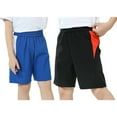 thumbnail image 7 of GYRATEDREAM Boys Lightweight Athletic Running Shorts Quick Dry Workout Shorts Gym Hiking Basketball Shorts for 11-12Y Black, 7 of 7