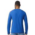 thumbnail image 5 of Gildan Men's Softstyle Long Sleeve T-Shirt, Crew Neck Modern Classic Fit Tee, Royal, 3XL, 5 of 5
