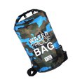 thumbnail image 3 of Mochila impermeable Eigraketly para exteriores 2L-30L Camuflaje Bolsa seca de buceo PVC Camuflaje Azul Claro 23 x 57 cm, 3 of 6