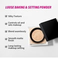thumbnail image 3 of Setting Powder, Loose Baking Powder, Natural Matte Finish Oil Control, Long-lasting, 3 of 9