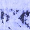 thumbnail image 1 of Ahgly Company Machine Washable Indoor Square Abstract Blue Modern Area Rugs, 6' Square, 1 of 4
