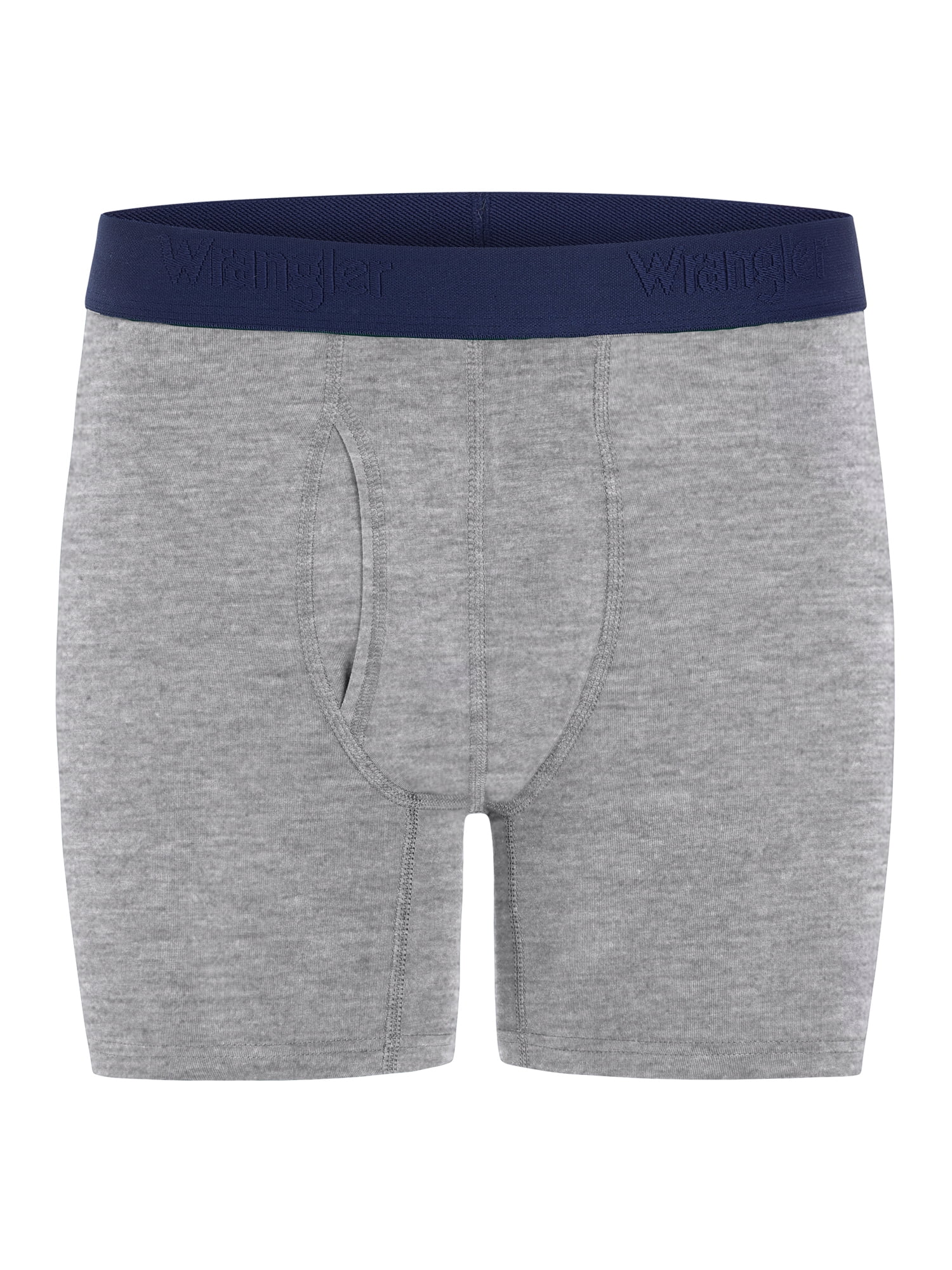 Wrangler Men's Cotton Stretch Boxer Brief Set, Boxer Briefs Underwear for Men, S, 6 Pack