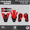 thumbnail image 4 of Kalair GFX Graphics Kit for Husqvarna TC50 (2024) Toulouse Series, 4 of 5