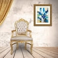 thumbnail image 3 of Gardner, Jennifer 15x18 Gold Ornate Wood Framed with Double Matting Museum Art Print Titled - Blue and Green II, 3 of 4