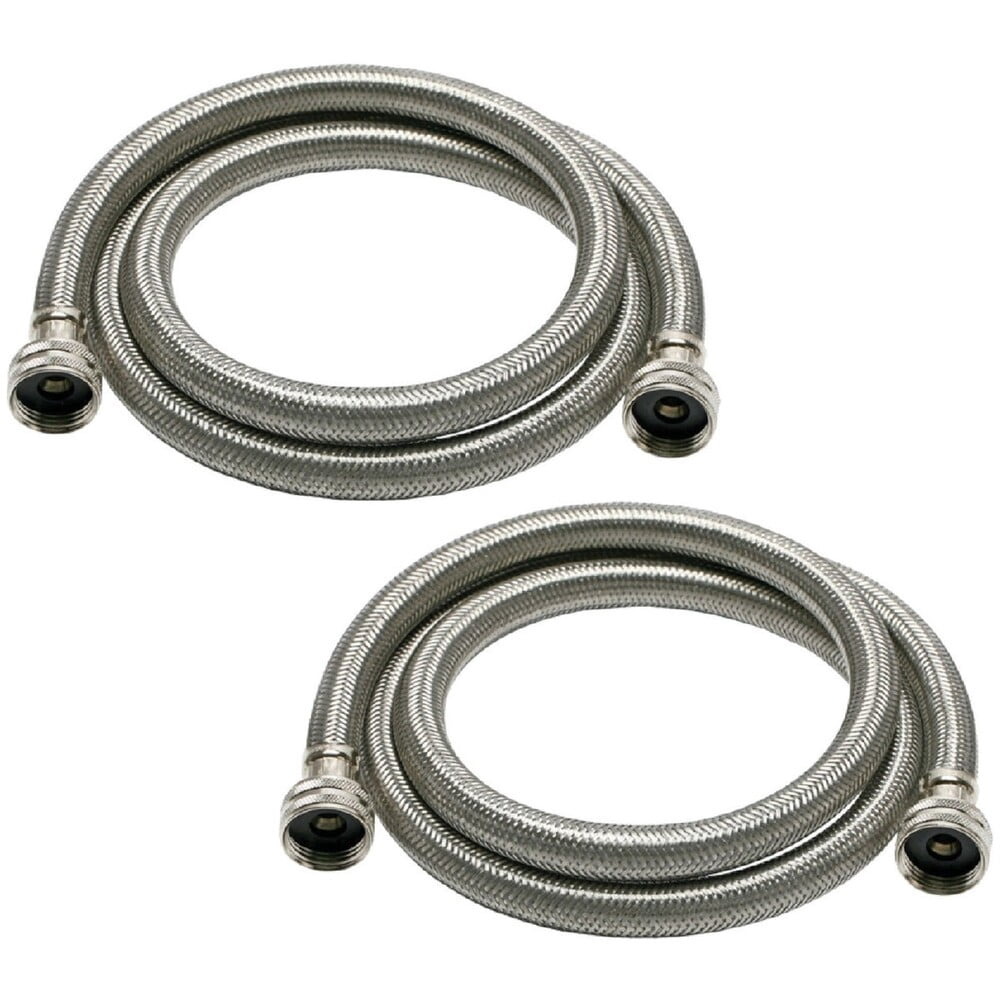 Fluidmaster 3/4 Hose 3/4 Hose Braided Stainless Steel 60 in. L Supply Line