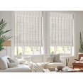 LazBlinds Cordless Bamboo Roman Shades, Light Filtering Window