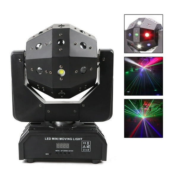 4 in1 LED Laser Stage Light RGBW Moving Head Lamp 27*18*33cm Stage Light for DJ Disco KTV Party bar