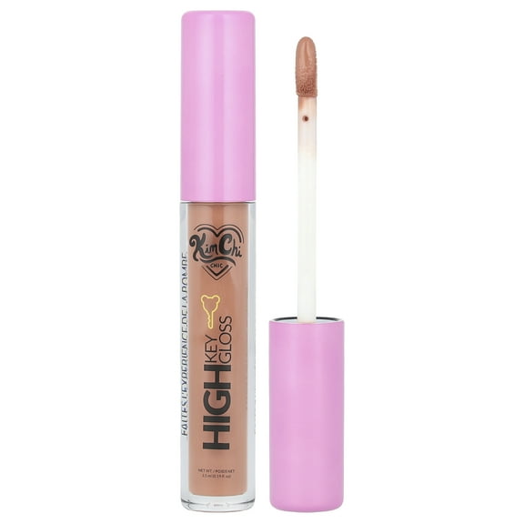 KimChi Chic Beauty High Key Gloss, HKG06 Natural, 0.19 fl oz (3.5 ml)
