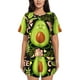 thumbnail image 1 of Fotbe Avocado Keep Calm Conjunto de Pijama Estampado para Mujer, 2 Piezas, Ropa de Dormir con Camiseta de Manga Corta y Shorts Suaves-Large, 1 of 6