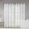 thumbnail image 3 of Home Essence Vina Leaf Embroidered Window Curtain Sheer, 3 of 6