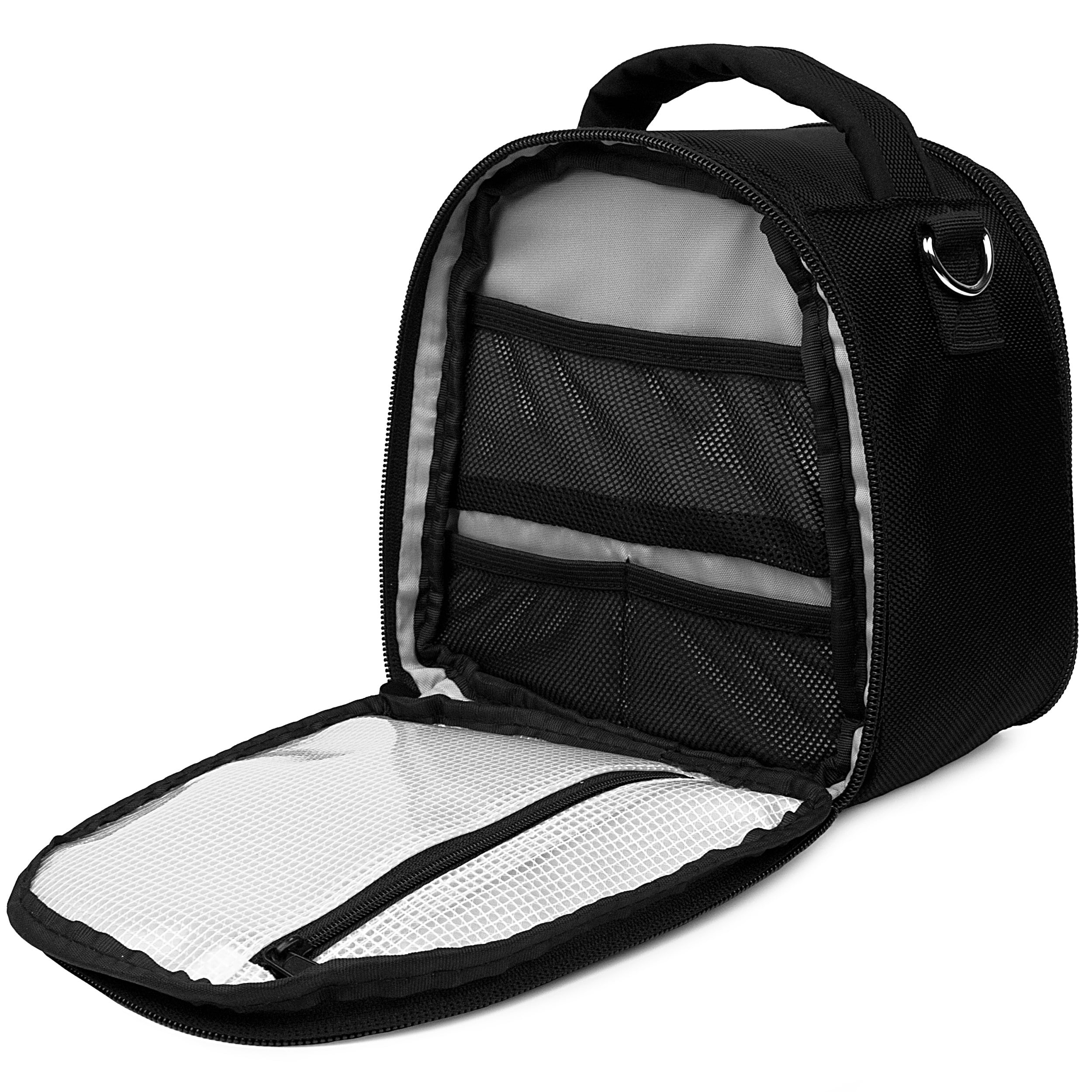 VANGODDY Laurel Travel Camera Protector Case Shoulder Bag fits Digital SLR Cameras [Canon, Nikon, Samsung, Sony, Olympus, etc.] up to 5.5in x 3.5in