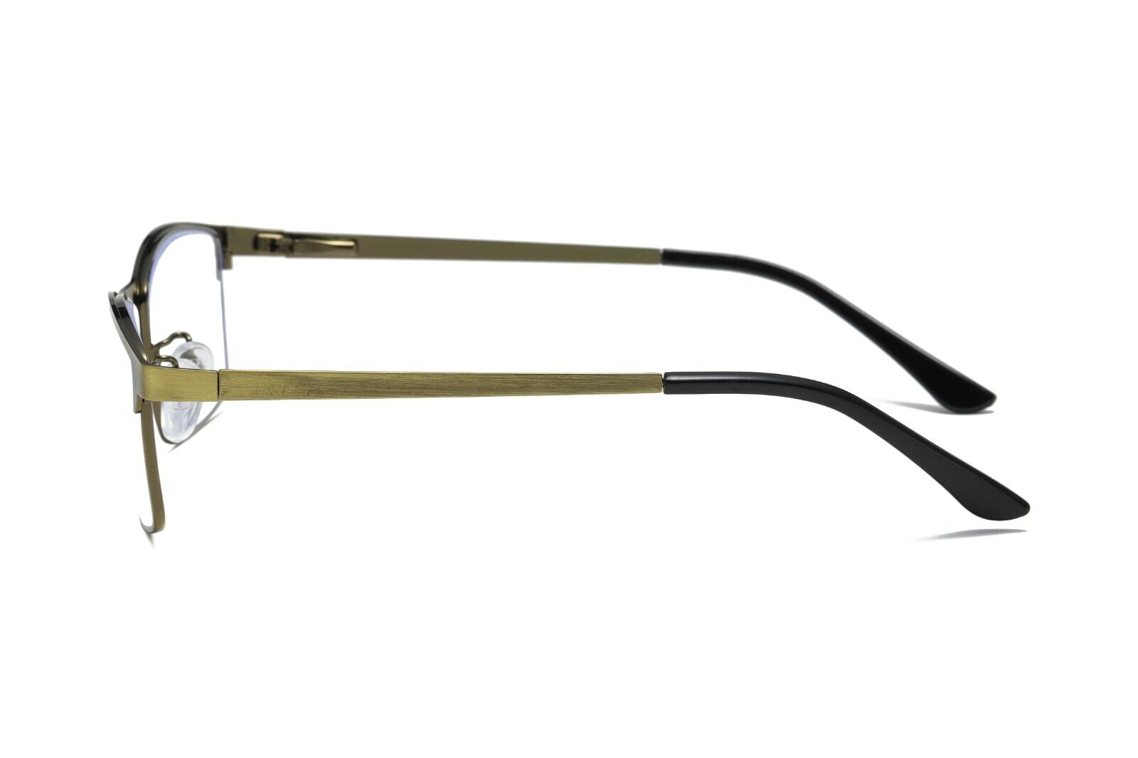 8 PK Brass Metal Frame Mens Reading Glasses Spring Hinge Blue Light Blocking Readers +1.75