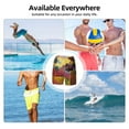 thumbnail image 6 of Sigee Beautiful African Woman Print Mens Swim Trunks with Compression Liner Quick Dry Swim Stretch Beach Shorts with Pockets,S-3XL, 6 of 7