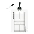 thumbnail image 4 of Almencla Coaching Boards Portable Guidance Training Tool Referees Gear Practice Board Badminton, 4 of 8