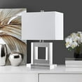thumbnail image 5 of Safavieh Lighting Collection Town Square Crystal 21-inch Bedroom Living Room Home Office Desk Nightstand Table Lamp (LED Bulb Included), 5 of 5