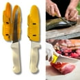 thumbnail image 4 of Blade Guard Knife Blade Protectors Chef’s Set Made in USA, Yellow, 4 of 7