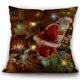 thumbnail image 1 of Teissuly Christmas Decor Lighting LED Cushion Cover Home Decor Throw Pillowcase Sofa Flashing Teissuly WER202310233518, 1 of 4