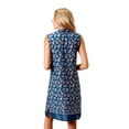 thumbnail image 2 of Roper Western Dress Women Sleeveless Rayon XL Blue 03-057-0590-5047 BU, 2 of 2