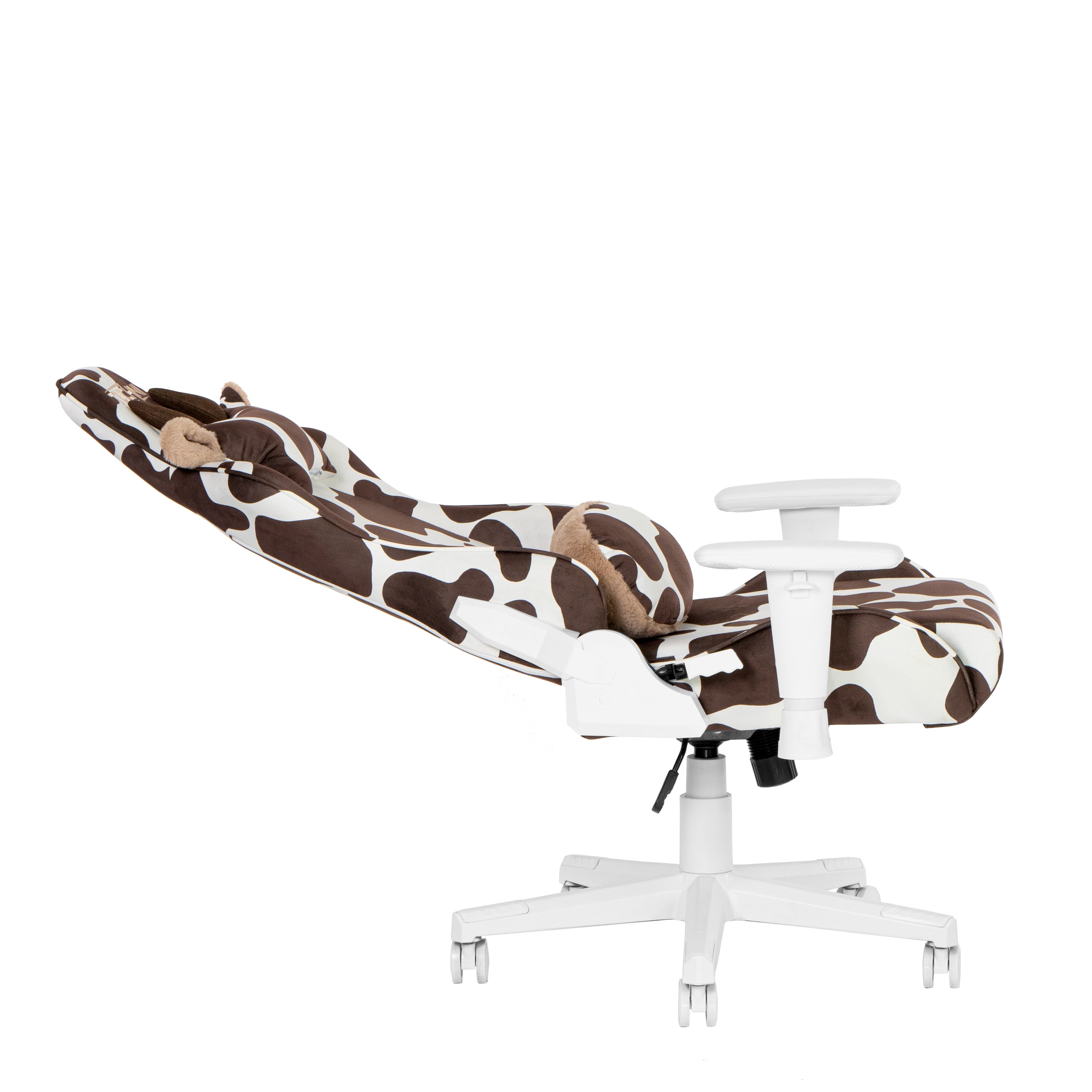 Techni Sport TS85 Brown Cow Series Gaming Chair with Memory Foam Seat RTA-TS85-BRN