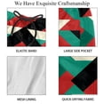 thumbnail image 4 of luoweisi Men's Beach Shorts Quick Dry Swim Trunks with Mesh Lining Geometry L, 4 of 5