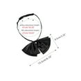 thumbnail image 2 of CORBATA PREATADA INSPIRADA CHIC PARA MUJERES, CON NUDO AJUSTABLE, ACCESORIO DE CUELLO, NEGRO, TALLA ÚNICA, 2 of 5