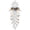 Sky Blue, variant on Crystal Cascade Christmas Light,31.5 in Hanging LED Snowflake Ornament with Blue Crystal Drops,Winter Holiday Decor for Porch Party Indoor Display