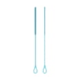 thumbnail image 1 of 2 piezas cepillos de limpiador de paja de silicona larga liviana recipiente de cuello estrecho cepillos de botella de silicona reutilizables para taza Azul, 1 of 8