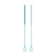 thumbnail image 1 of 2 cepillos limpiadores de pajitas de silicona, largos, prácticos y ligeros, para colgar. Azul, 1 of 9