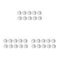 thumbnail image 4 of Dalazy 10pieces Outdoor Activity - Reusable Water Balls For Summer Pool Fun Colorful Swimming Pool Family Fun Water Balloon White 3PCS, 4 of 6