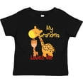 thumbnail image 3 of Inktastic My Grandma Loves Me Giraffe Boys or Girls Toddler T-Shirt, 3 of 5