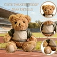 thumbnail image 3 of Soft Stuffed Animals&plush Toys, Cute Christmas Yarn Plush Bear Creative Toys 9.8inches, 3 of 9