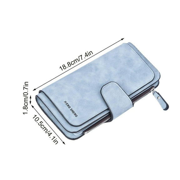 PPLoney Women's Large Capacity Wallet, Elegant Zipper Coin Purse with Multiple Card Slots and Photo Compartments,for Everyday Use and Special Occasions