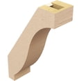 thumbnail image 5 of Ekena Millwork 3"W x 8"D x 12"H Baker Rough Cedar Woodgrain TimberThane Knee Brace, Primed, 5 of 6