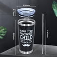 thumbnail image 2 of Gifts for Dad, Birthday Gifts For Dad From Daughter Son, 20oz Tumbler Stainless Steel Double Wall Vacuum Insulated Travel Coffee Mug Best Dad Ever Gifts for Father''s Day, 2 of 5