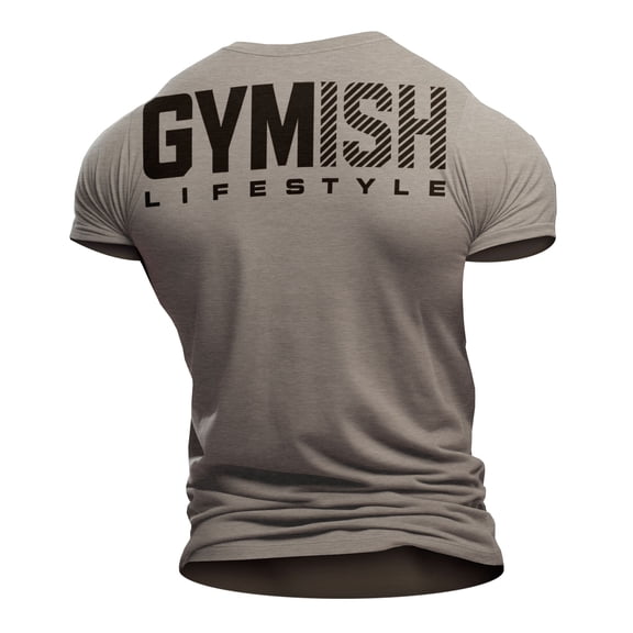 Gymish Motivational Workout Shirt for Men – Gym T-Shirt, Mens Gym Shirt, Gym Clothes, Fitness Gift for Men