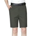 thumbnail image 2 of AXXD Mens Athletic Shorts Summer Plus Size Casual Pure Color Outdoors Pocket Beach Work Trouser Cargo Shorts Father's Day Gift, 2 of 4