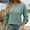 Green, variant on Blmnix Women Golf Shirts Workwear Smocked Cuffs Khaki Ribbed Cute Plus Size Tops Long Sleeve Cotton Crew Neck Tops