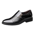 thumbnail image 3 of Zapatos de vestir Salvador Mocasines de vestir para hombres Negro 43, 3 of 10