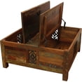 thumbnail image 3 of Moti Trinidad 40" Reclaimed Solid Wood Box Cocktail Table in Multi-Color, 3 of 8