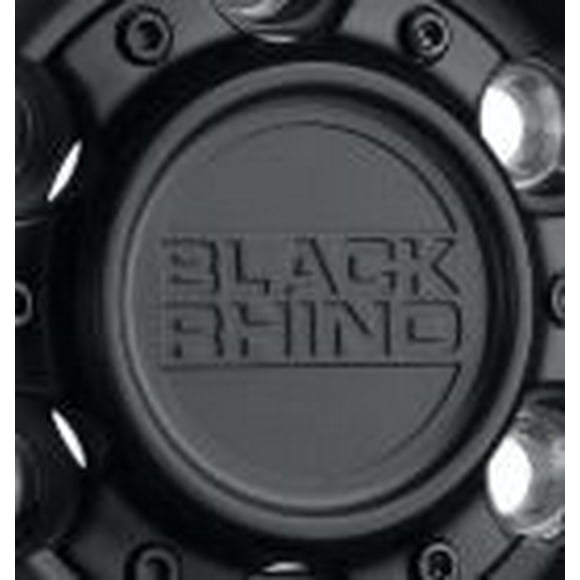 Black Rhino Wheels Wheel Center Cap CCBR45127SB Fits Alamo/Gauntlet/Mesa Series Wheels; 5 x 127 Millimeter/5 x 5.00 Inch Bolt Pattern; Closed Style; Satin Black; Bolt On; Single